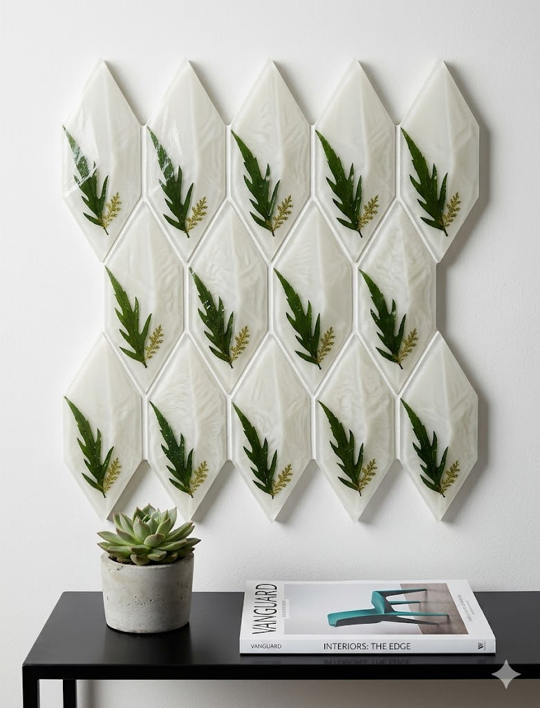 "Nature" Exotic Resin Tile - Six Pack