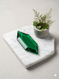 "Soft Green" Exotic Resin Tile - Six Pack