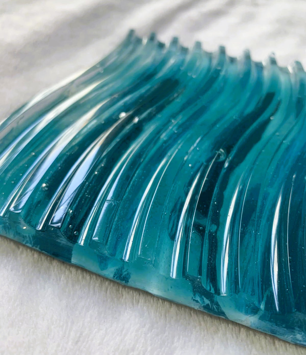 "Waves Shape" Exotic Resin Tile - Six Pack