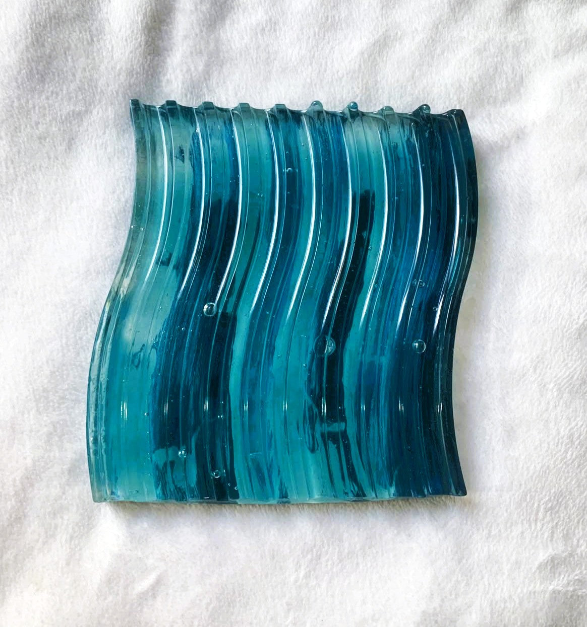 "Waves Shape" Exotic Resin Tile - Six Pack