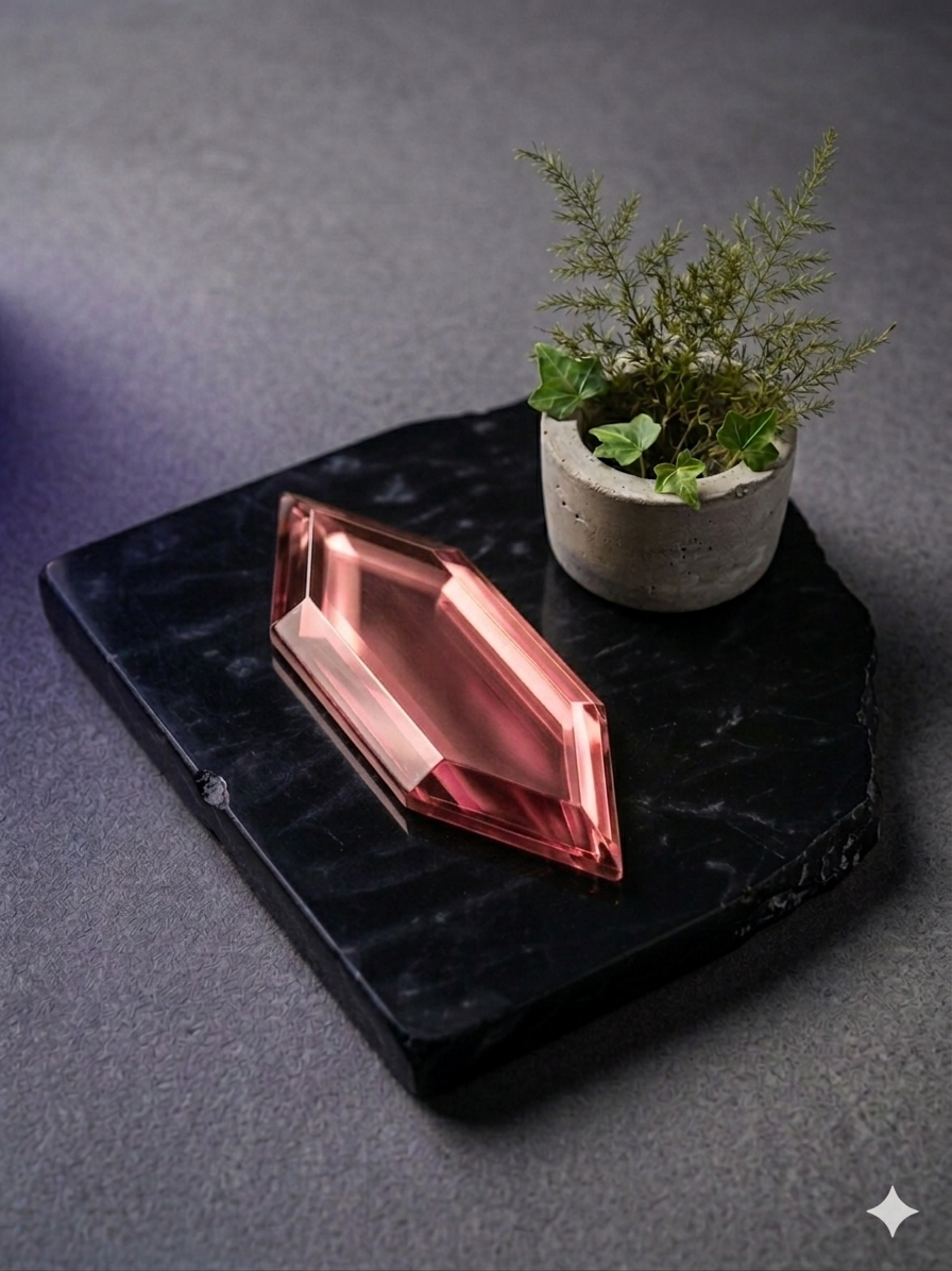 "Pink Addiction" Exotic Resin Tile - Six Pack
