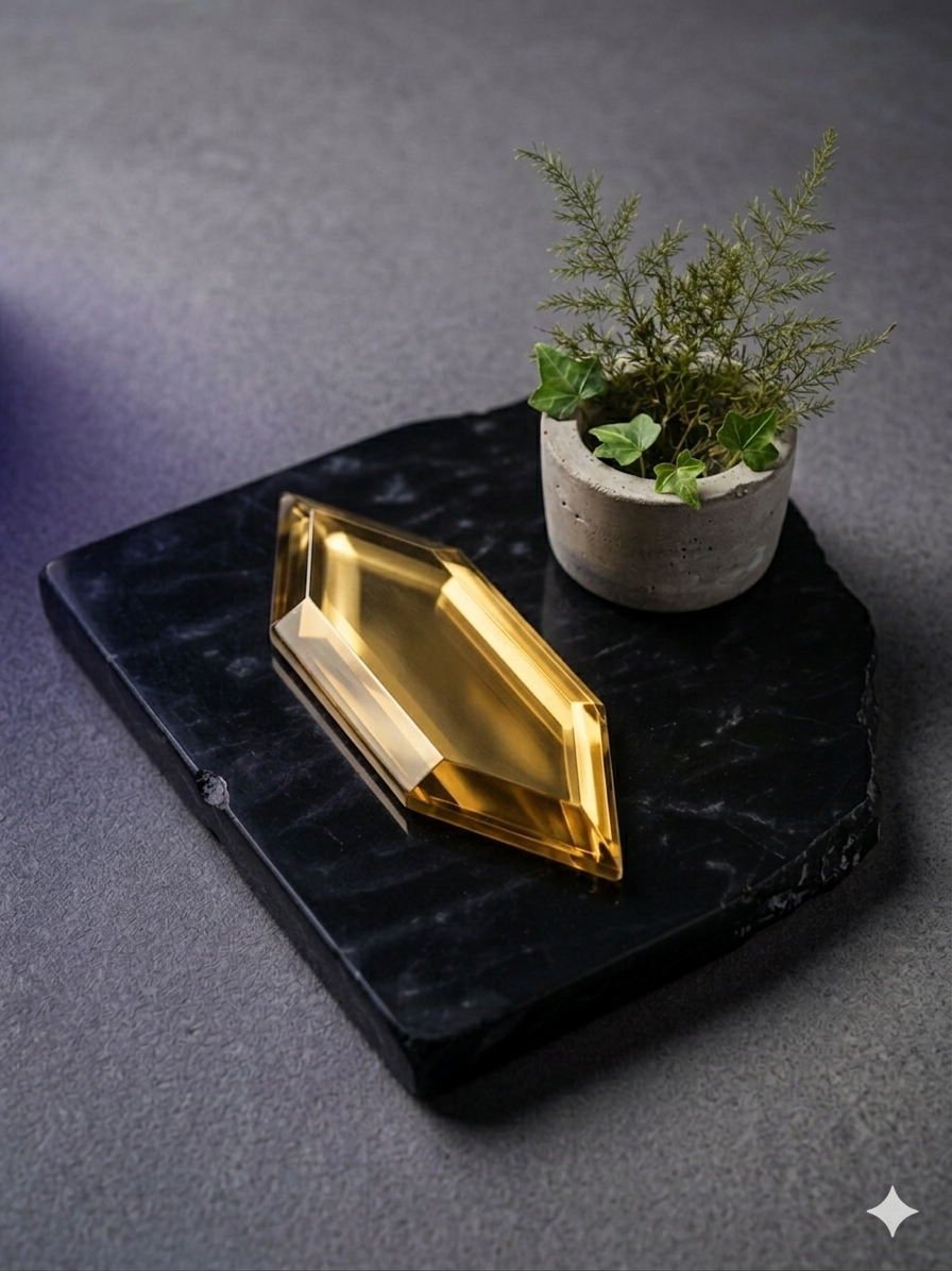 "Golden" Exotic Resin Tile - Six Pack